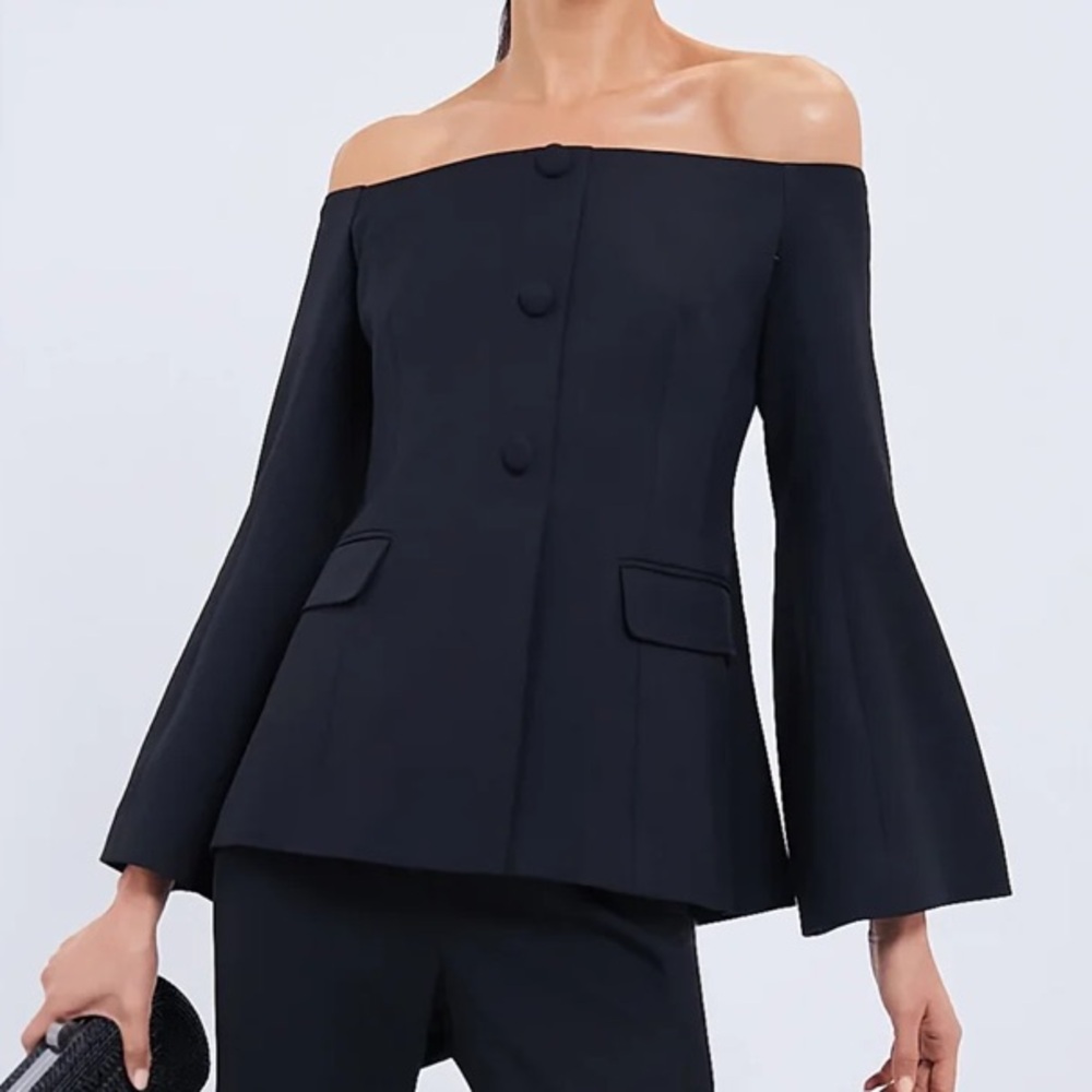 Black Off the Shoulder Bria Blouse